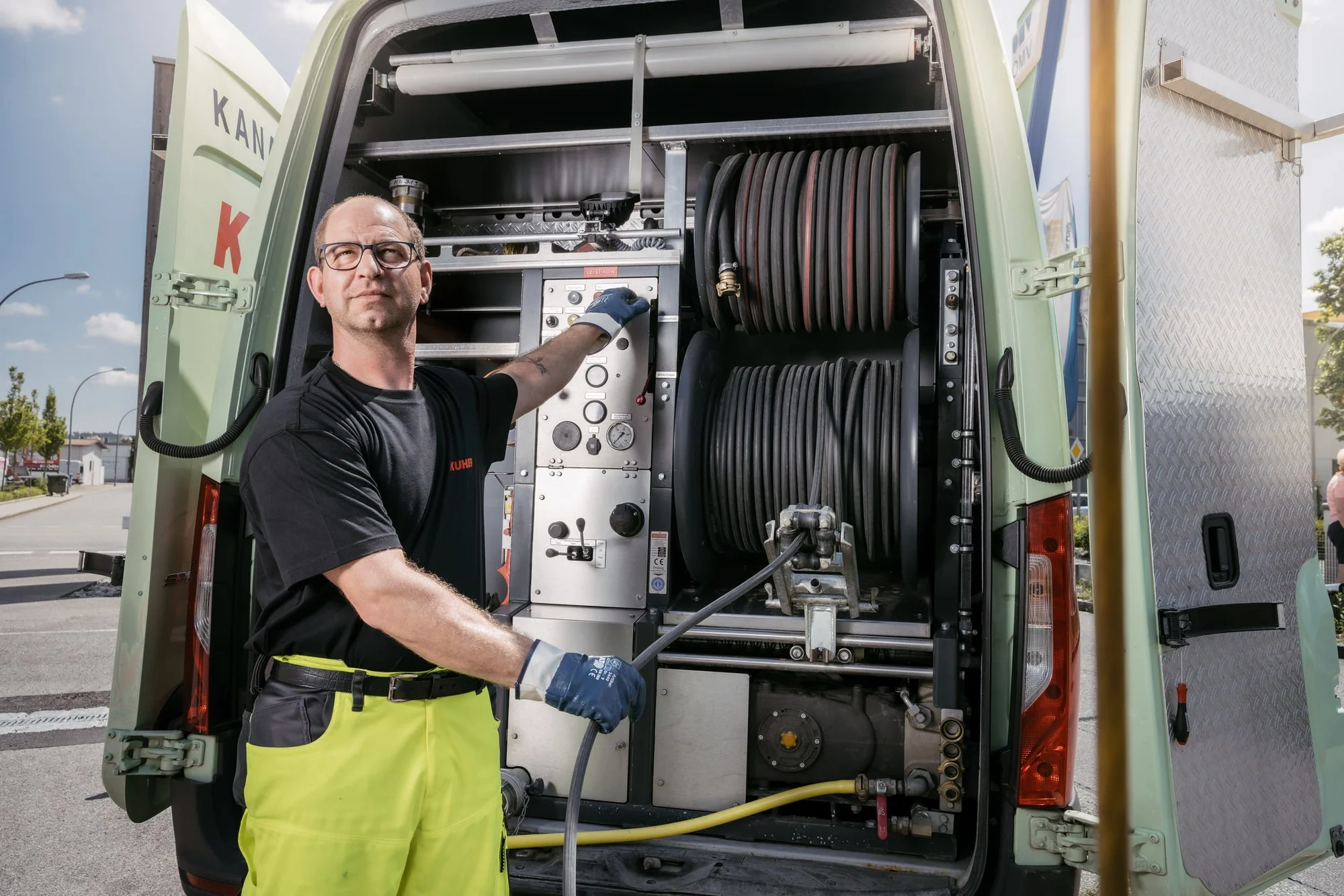 Ablauf von Kanalreinigung und Rohrreinigung in Oberaurach